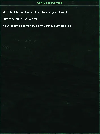 Bounty Warning Bounty Warning